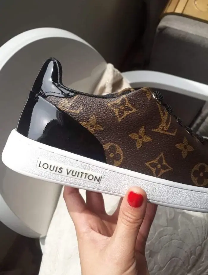 Tênis sneaker Frontrow canvas Monogram Louis Vuitton - Loja Must Have
