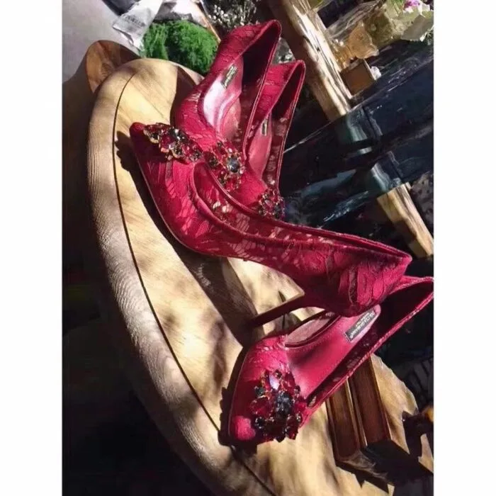 Scarpin Bellucci Dolce&Gabbana Renda e Cristais - Loja Must Have