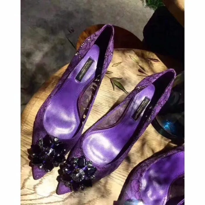 Scarpin Bellucci Dolce&Gabbana Renda e Cristais - Loja Must Have