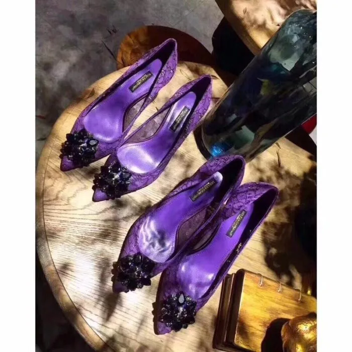 Scarpin Bellucci Dolce&Gabbana Renda e Cristais - Loja Must Have