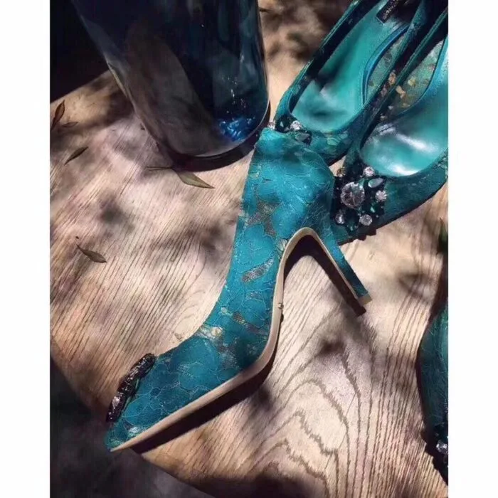 Scarpin Bellucci Dolce&Gabbana Renda e Cristais - Loja Must Have