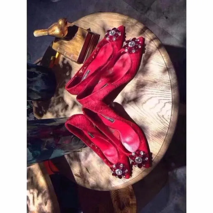 Scarpin Bellucci Dolce&Gabbana Renda e Cristais - Loja Must Have