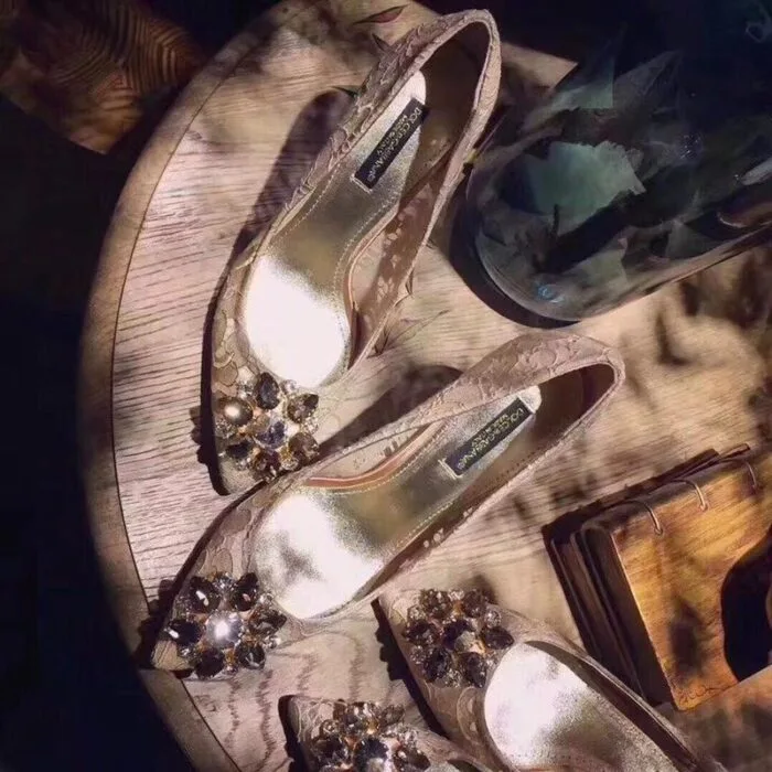 Scarpin Bellucci Dolce&Gabbana Renda e Cristais - Loja Must Have