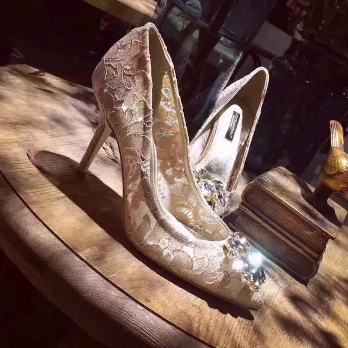 Scarpin Bellucci Dolce&Gabbana Renda e Cristais - Loja Must Have