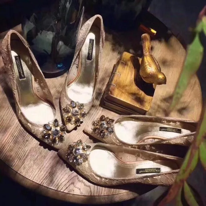 Scarpin Bellucci Dolce&Gabbana Renda e Cristais - Loja Must Have