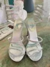 Sandália Salto Rene Caovilla Cleo Strass - Loja Must Have