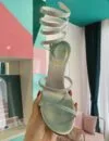 Sandália Salto Rene Caovilla Cleo Strass - Loja Must Have
