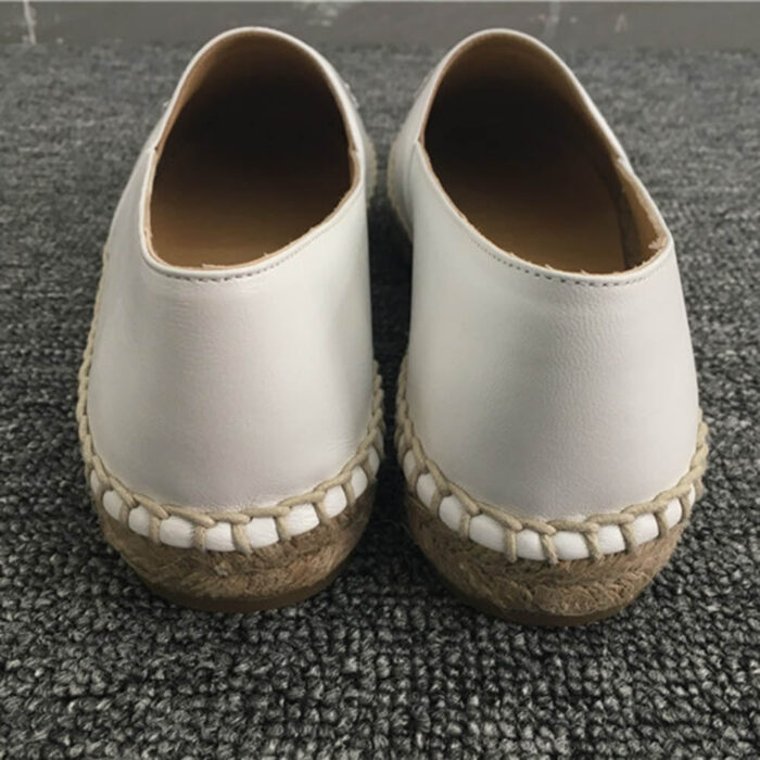 Espadrille/Alpargata de couro Chanel leather - Loja Must Have