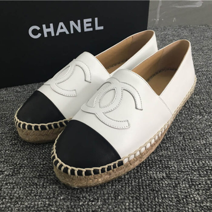 Espadrille/Alpargata de couro Chanel leather - Loja Must Have