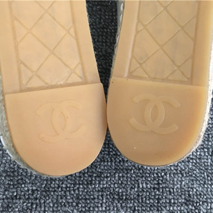 Espadrille/Alpargata de couro Chanel leather - Loja Must Have