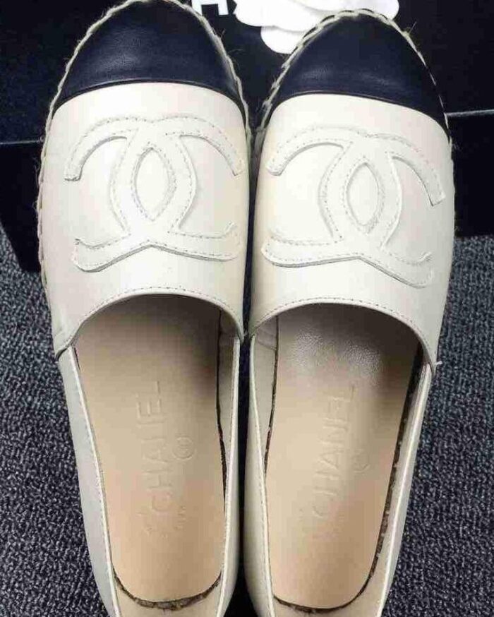 Espadrille/Alpargata de couro Chanel leather - Loja Must Have