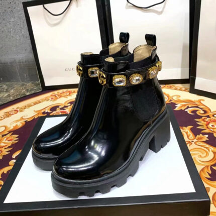 Bota Ankle Boot Cristal Gucci - Loja Must Have