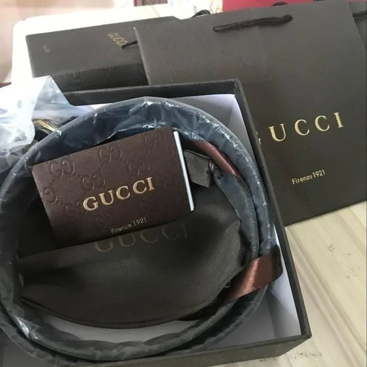 Cinto Gucci Signature - Loja Must Have