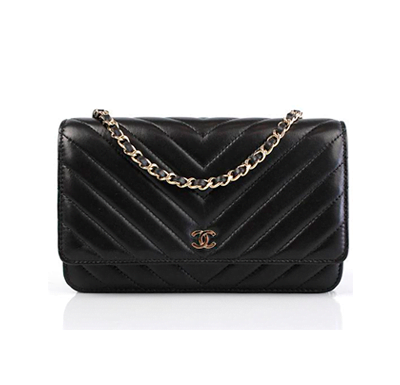 Bolsa Chanel Wallet on Chain Chevron