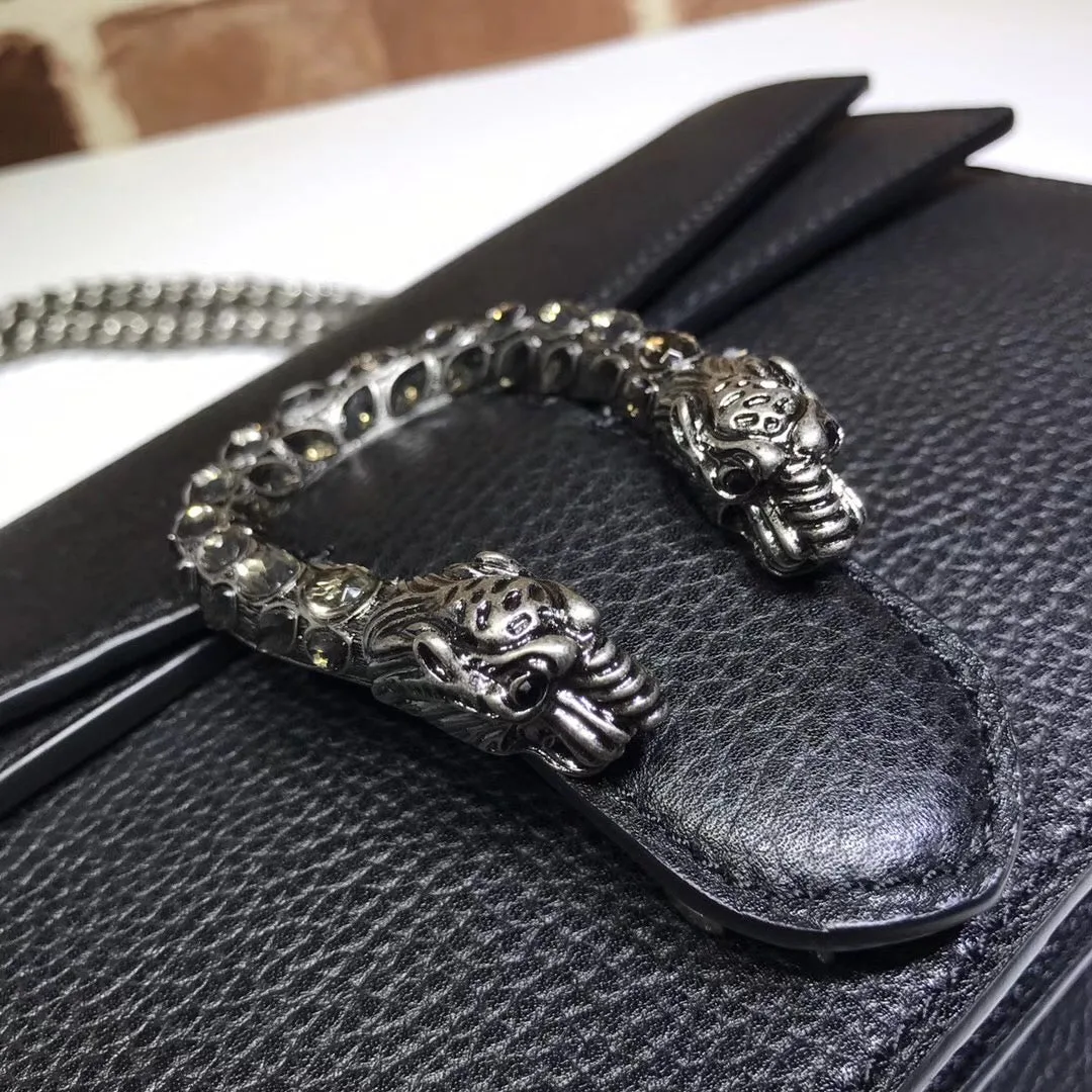 Bolsa Dionysus GG Gucci pequena couro - Loja Must Have