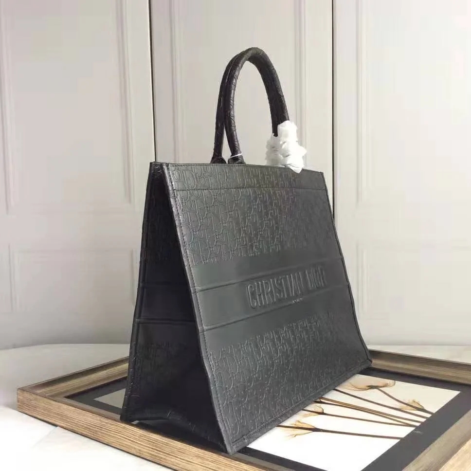 Bolsa Book Tote Couro Christian Dior - Loja Must Have