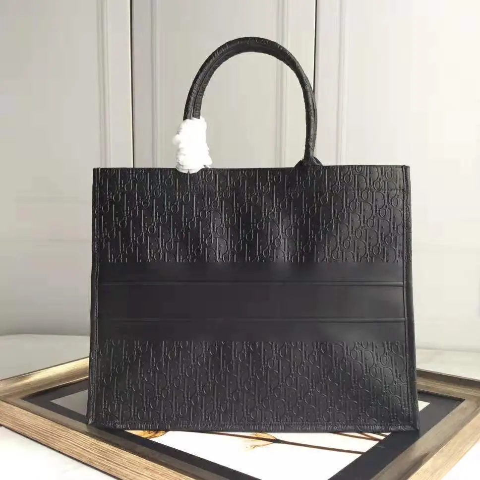 Bolsa Book Tote Couro Christian Dior - Loja Must Have