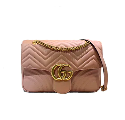 Bolsa GG Marmont medium matelassé Gucci - Loja Must Have