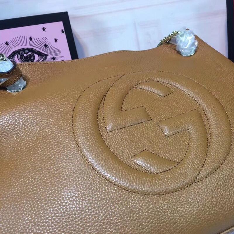 Bolsa Gucci Soho Marrom