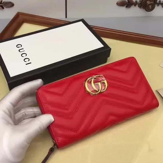 Carteira Gucci GG Marmont Zipper - Loja Must Have