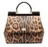 Bolsa Dolce&Gabbana Sicily Choose Love Oncinha Leopard - Loja Must Have