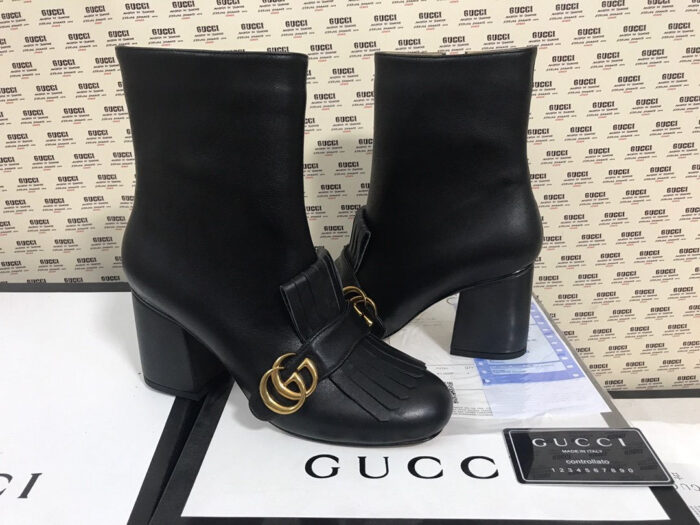 Bota Franjas Double G ankle boot Gucci - Loja Must Have