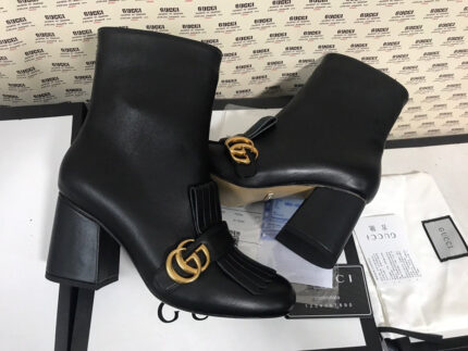 Bota Franjas Double G ankle boot Gucci - Loja Must Have