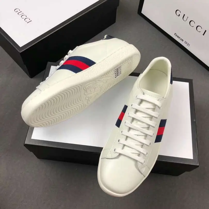 Tênis Gucci Ace Leather Sneaker - Loja Must Have