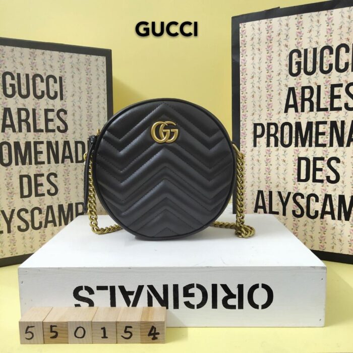 Bolsa GG Marmont redonda Gucci - Loja Must Have