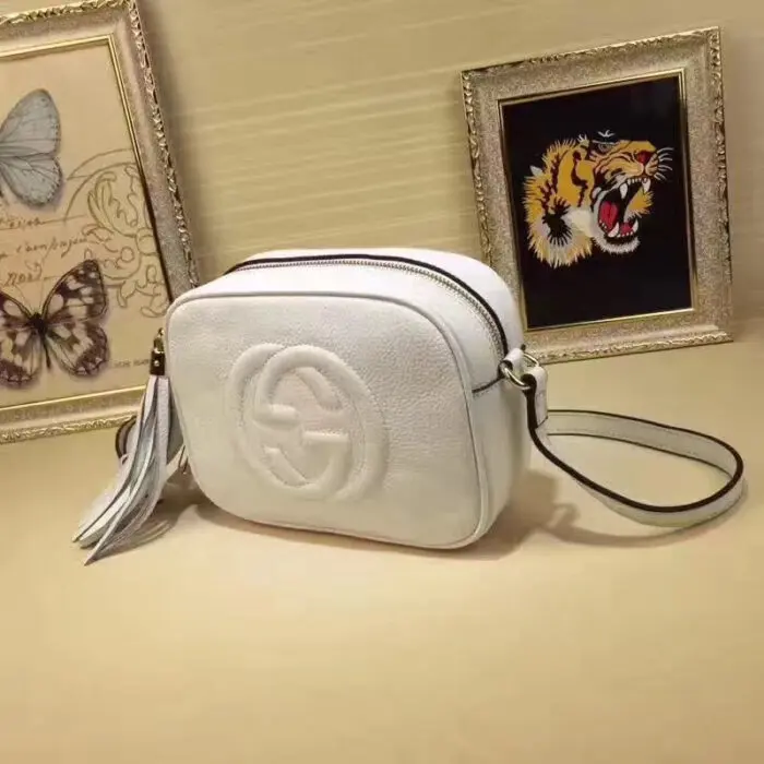 Bolsa Gucci original Soho Branca feminina