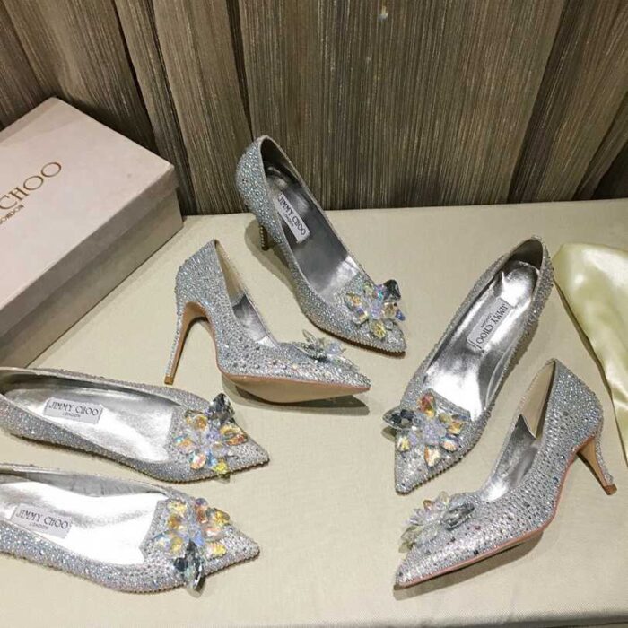 Scarpin Jimmy Choo Cristais Cinderella Collection - Loja Must Have