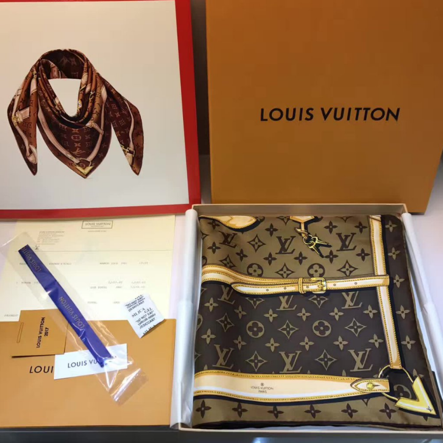 Lenço Louis Vuitton Seda