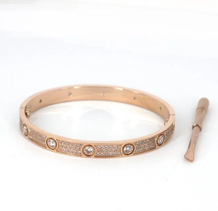 Bracelete Love com Pavé Cartier - Loja Must Have