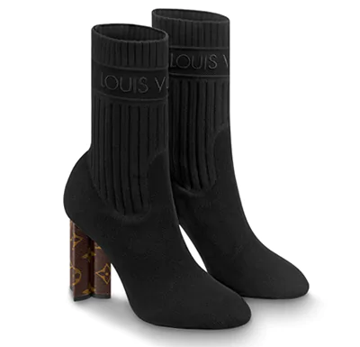 Bota Louis Vuitton Ankle Boot Preta