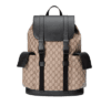 Mochila Gucci Soft GG Supreme marrom - Loja Must Have