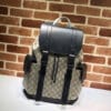 Mochila Gucci Soft GG Supreme marrom - Loja Must Have