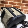 Mochila Gucci Soft GG Supreme marrom - Loja Must Have