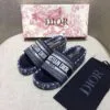 Sandália Slide Plataforma Dior Dway Monogram - Loja Must Have