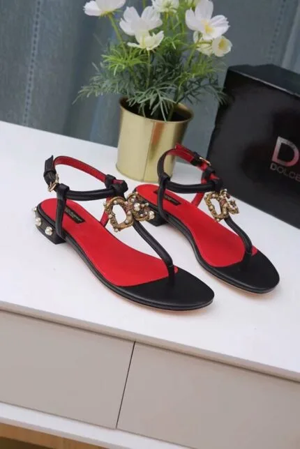 Sandália rasteira Amore Dolce & Gabbana - Loja Must Have