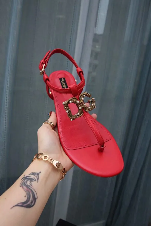 Sandália rasteira Amore Dolce & Gabbana - Loja Must Have