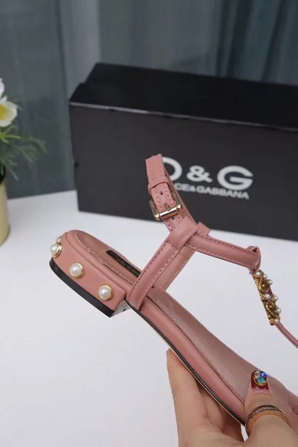 Sandália rasteira Amore Dolce & Gabbana - Loja Must Have