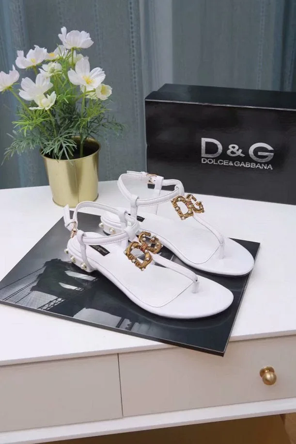 Sandália rasteira Amore Dolce & Gabbana - Loja Must Have