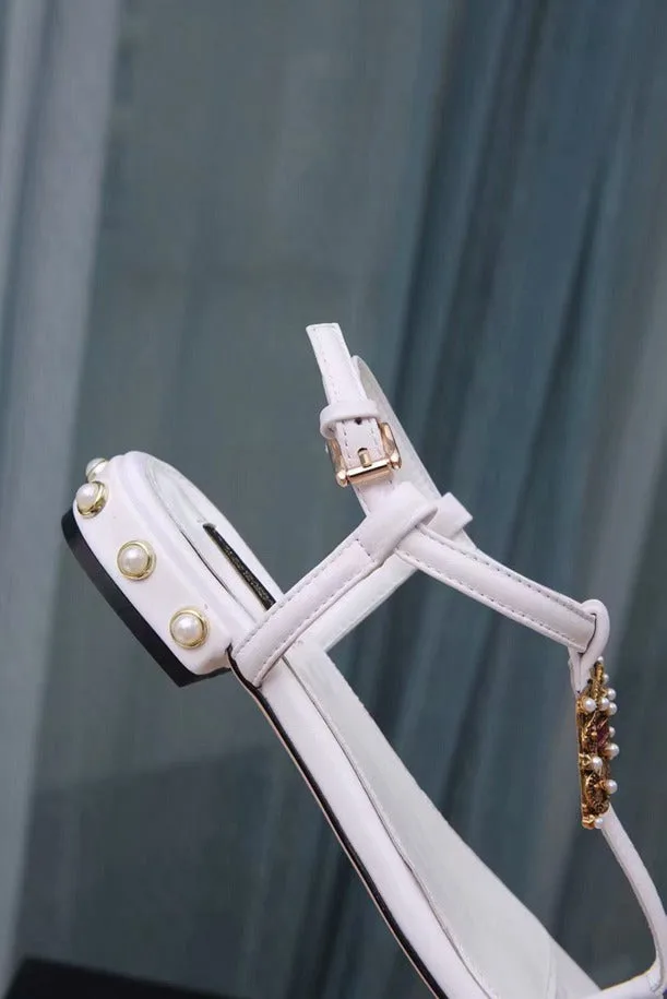 Sandália rasteira Amore Dolce & Gabbana - Loja Must Have