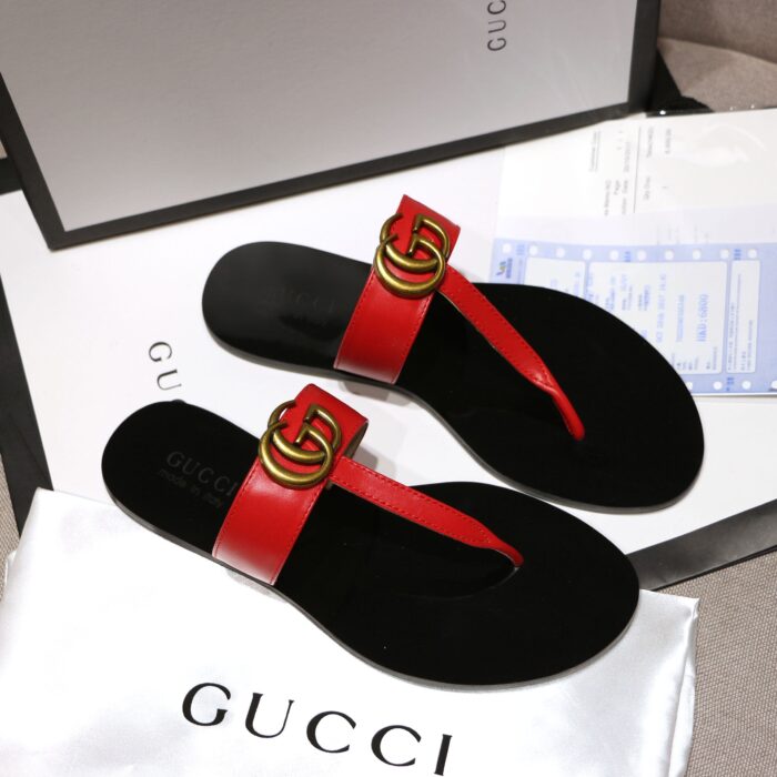 Sandália rasteira Gucci Marmont - Loja Must Have