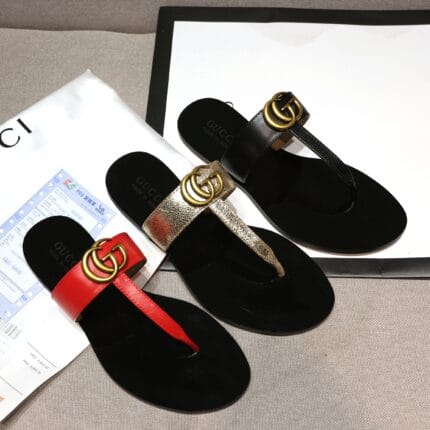 Sandália rasteira Gucci Marmont - Loja Must Have
