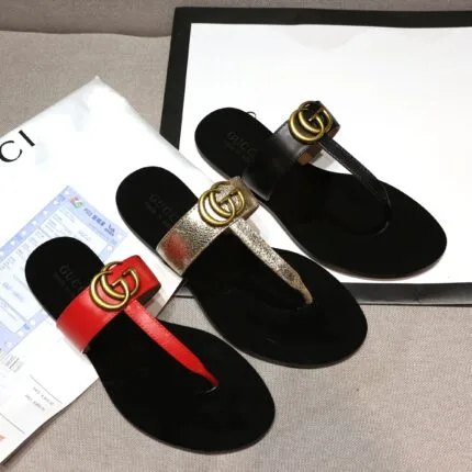 Sandália rasteira Gucci Marmont - Loja Must Have