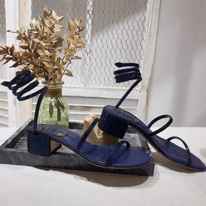 Sandália Rene Caovilla Cleo Strass - Loja Must Have