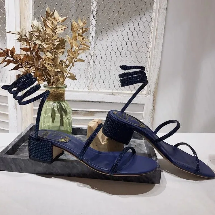 Sandália Rene Caovilla Cleo Strass - Loja Must Have