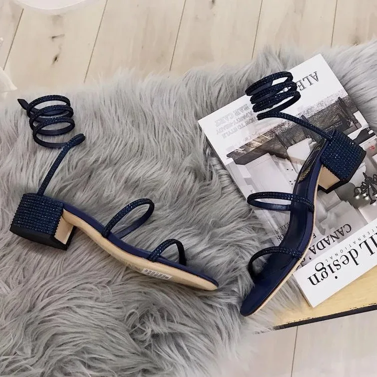Sandália Rene Caovilla Cleo Strass - Loja Must Have