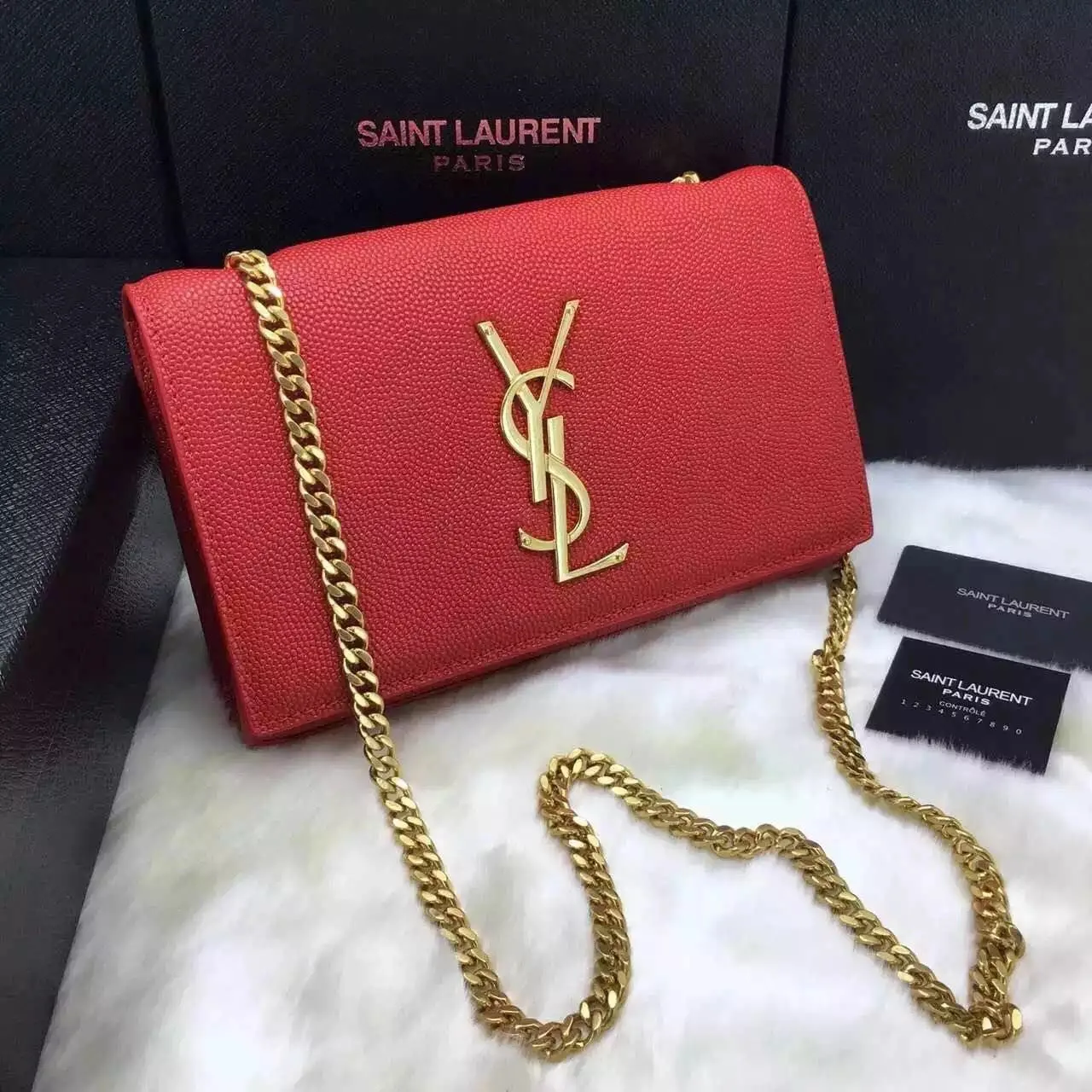 Bolsa Satchel Powder Kate YSL Saint Laurent - Loja Must Have